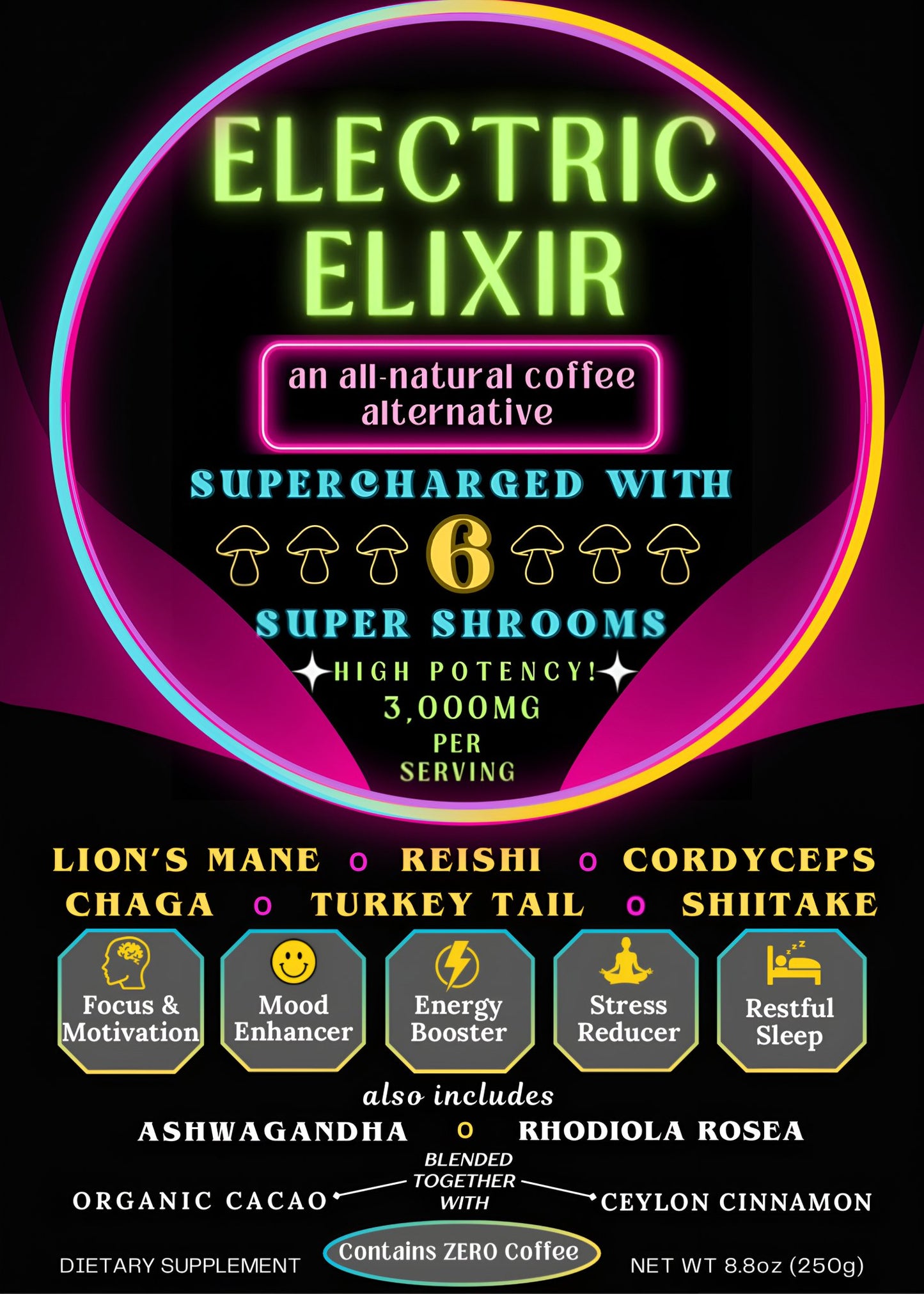 Electric Elixir | an all - natural coffee alternative - Electric Elixir